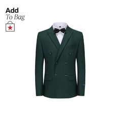 in stock Green Formal Long Sleeve Suits, Tailored Green Business Set, Green Business Sets With Notch Lapel, Tailored Dark Green Business Suit, Green Fitted Long Sleeve Suit, Fitted Green Long Sleeve Suit, Green Long Sleeve Suits For Semi-formal Occasions, Semi-formal Green Long Sleeve Suits, Tailored Dark Green Blazer For Business