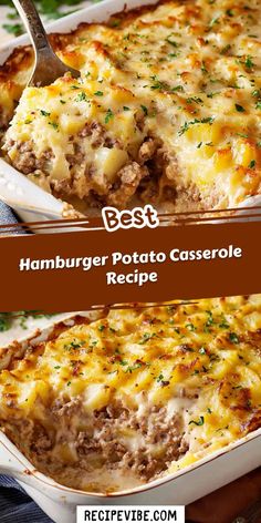 the best hamburger potato casserole recipe