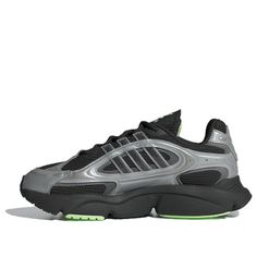 (WMNS) adidas Ozmillen 'Black Green Spark' IE5842 Women Adidas Outfit, Adidas Ozmillen, Adidas Outfit, Men Fashion Casual Outfits, Fashion Performance, Stylish Sneakers, Black Green, Men Fashion, Fashion Casual