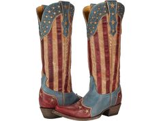 Western Leather Boots With Removable Insole, Western Boots With Snip Toe And Removable Insole, Painted Clothes Diy, Lace Jeans, Painted Jacket, I Love America, Army Jacket, Diy Clothing, Shoes Blue