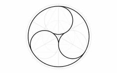 an image of three circles in the shape of a circle