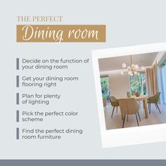 the perfect dining room decide on the function of your dining room