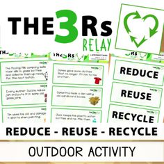 the three r's reuse recycle outdoor activity for kids and adults