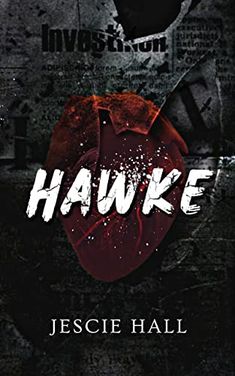 a book cover with the words hawk on it