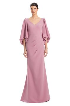 Alexander by Daymor Social Occasion dress. Colors pictured or listed in color drop down may not be available.Contact us to confirm size and color availability Formal Pre-draped Dress With Gathered Sleeves, Evening Dresses With Pleated Sleeves And Pre-draped Style, Pre-draped Long Sleeve Formal Dress, Formal Pre-draped Dress With Pleated Sleeves, Fitted V-neck Dress With Gathered Sleeves, Elegant Fitted V-neck Dress With Gathered Sleeves, Pre-draped A-line Fitted Dress, Evening A-line Dress With Pleated Sleeves, Pink Formal Dress With Draped Sleeves