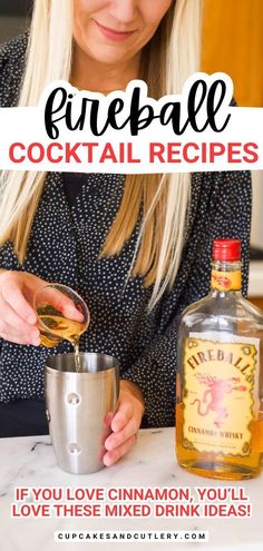 Spice up your cocktail game with Fireball whisky! These easy, quick-to-make cocktails bring the bold cinnamon kick you love and are great for parties, holiday celebrations, and more.