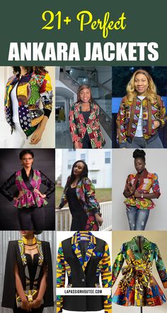 Check out these super trendy ankara jackets that are perfect for rocking this year! With options like bomber jackets, blazers, wrap tops, and kimonos, these African print jackets are not only stylish but also very versatile. They're sure to turn heads and make you the center of attention wherever you go. Whether you prefer a classic design or something more unique, there's a jacket style to fit your taste. Ankara Kimono Jacket, Latest Ankara, African Clothes, African Print Fashion