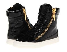 No design template No design template No design template No design template GIUSEPPE ZANOTTI Patent Leather London Sneakers High Top Trainers Shoes Shoes  Size : EU41 - IT41 - UK8 - US11 - Made in italy - Color : Nero This " IT LONDON PATENT RDW330 SHOES " from Cesare Paciotti is sold out worldwide .This is your chance get this item still as brand new. It comes with original packaging.Since it is no longer in production and has been produced in a small quantity, it is extremely popular and a wanted / IT item as seen on a lot of celebrities.  Giuseppe Zanotti's sneakers have been made in Italy from smooth black patent leather for a cozy look and feel. They have zip fasteners along the sides so you never have to undo the laces. Style them with cropped denim or midi skirts. The white soles, s City Sneakers, Sneakers High Top, Giuseppe Zanotti Sneakers, Cesare Paciotti, High Top Trainers, Trainers Shoes, London Shoes, Luxury Sneakers, High Top Shoes