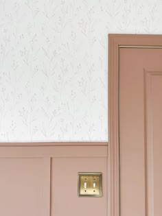 TODDLER GIRL ROOM WALL DESIGN Ornamental Moulding Accent Wall, Pink Toddler Rooms, Room Wall Design, Girls Room Paint, Girls Bedroom Wallpaper, Woodland Bedroom, Girls Room Wallpaper, Toddler Bedroom Girl, Bedroom 2024