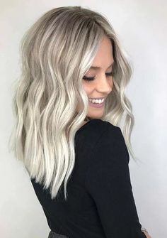 Blonde Hair Colour Shades, Hair Color Spray, Blond Ombre, Ash Blonde Balayage, Ash Hair Color, Cool Blonde Hair, Ash Blonde Hair, Hair Color Shades