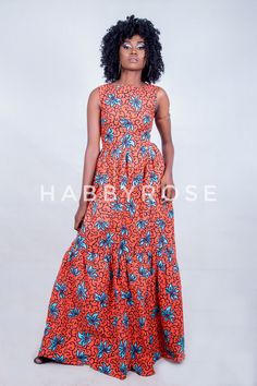 Eni African Maxi dress, African dress, Long African dress, Maxi African dress, Ankara dress, African fabric, African maxi dress by HabbyRose on Etsy https://www.etsy.com/listing/570094985/eni-african-maxi-dress-african-dress Orange Sundress With Smocked Bodice, Fitted Maxi Sundress With Smocked Back, Fitted Sleeveless Smocked Dress With Elastic Neckline, Orange Sundress With Smocked Back, Fitted Orange Dress With Smocked Bodice, Orange Sleeveless Dress With Smocked Back, Sleeveless Orange Dress With Smocked Back, Fitted Sleeveless Smock Dress, Fitted Smock Maxi Dress