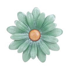 Elegant flower wall art. Durable powder coated steel. Perfect focal point around the pool or patio. Back tab included for easy hanging. Style Selections Flower Green 18-in H x 18-in W Garden Metal Hand-painted 3D Art | A06-1026A Flower Green, Elegant Flowers, Metal Hand, Flower Wall Art, Lawn And Garden, Garden Planters, Flower Wall, 3d Art, Powder Coated