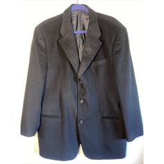 This Is From My Grandpas Closet! Vintage Wool Black Emporio Armani Jacket Blazer Pea Coat Dress Jacket 3 Buttons On Sleeves 3 Front Buttons 3 Closed Fake Pockets On Front 2 Pockets On Inside Excellent Used Preowned No Size Tag. Flat Measurements. Pit To Pit 23 Top To Bottom 33. Shoulder To Wrist. 24. Neck To Wrist 32. Made And Purchased In Italy Tags Grandpa Mob Goth Derby Old Money Classic Luxury Armani Suits, Armani Jacket, Armani Black, Dress Jacket, Jacket Blazer, Pea Coat, Vintage Wool, Sport Coat, Old Money