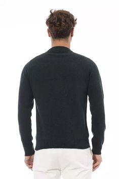 Elevate your style with the Alpha Studio Crewneck Sweater, a perfect blend of luxury and comfort. Exquisitely crafted from 100% Wool, this sweater epitomizes timeless sophistication with its fine rib collar, cuffs, and bottom hem. Made in Italy, it boasts a regular fit that ensures ease of movement while making a bold statement in a chic green hue. Don’t just wear fashion—make it your own with Alpha Studio. Material: 100% Wool Country of origin: IT Color: Green Green Crewneck, Studio Green, Embroidery Shoes, Crewneck Design, Cozy Fits, Green Wool, Sweater Sale, Green Sweater, Crewneck Sweater