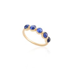 This is part of Chairish’s Fine Jewelry assortment.  Blue Sapphire Bezel Set Band Stacking Ring in 14K Gold symbolizes the everlasting love between a couple. It shows the infinite love you have for your partner. The round shape represents love which will continue and makes your promises stay forever. Sapphire stimulate concentration and reduces stress. Lightweight and gorgeous, this is a perfect blue sapphire band. It can be a Bridal Shower Gift, Valentine's Gift, Gift For Sister, Mother Daughte Stay Forever, Perfect Blue, Sapphire Band, Everlasting Love, Valentine's Gift, Bridal Shower Gifts, Stacking Ring, Solid Yellow, Stacking Rings