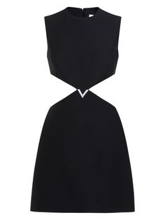 YGM VALENTINO MINI DRESS Valentino Mini Dress, Lazy Afternoon, Valentino Women, Balenciaga Designer, Silk Wool, Wool Dress, Cup Of Tea, Summer Wear, Mini Black Dress