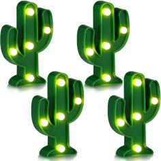 PRICES MAY VARY. Cute Cactus Design: our cactus light is designed with tropical cactus style, which is adorable and a nice choice for party decorations, brings an elegant glow when put it in the living room, baby room, bedroom or other places, and can make you feel a little cool in hot summer Safe and Long Lasting: the cactus LED light is made of quality plastic material, which is sturdy and firm, not easy to break, and the light emits very little heat during the operation, safe to use, you don' Cactus Bedroom, Cactus Lamp, Mexican Theme Party Decorations, Flamingo Lights, Cactus Light, Night Table Lamps, Mexican Party Decorations, Cactus Party, Star Night Light