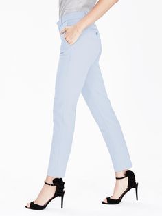 Our chic light blue cropped pant will have you walking on cloud nine. This… Flattering Pants, Walking On Clouds, Classy Girl, Ankle Pants, Outfit Posts, Banana Republic, Stitch Fix, Lookbook, Dress Up