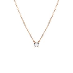 Enhance your style with this 1/6 Ct. diamond solitaire 4 prong necklace. The single diamond is set in a traditional four-prong setting, capturing and reflecting light beautifully. This necklace is perfect for any occasion, offering a classic and elegant look. Whether for casual wear or formal events, this piece adds a touch of timeless beauty to your ensemble, making it a versatile and cherished addition to your jewelry collection. Timeless Prong Setting Necklace For Everyday, Timeless Everyday Necklace With Prong Setting, Classic Everyday Diamond Necklace With Prong Setting, Classic Diamond Necklace With Prong Setting For Everyday, Dainty Everyday Solitaire Necklace With Prong Setting, Everyday Dainty Solitaire Necklace With Prong Setting, Classic White Gold Solitaire Necklace For Everyday, Everyday Solitaire Diamond Necklace With Prong Setting, Timeless Everyday Solitaire Necklace With Prong Setting