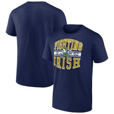 Show off your style and support your favorite team in this short sleeve crew neck shirt, officially licensed by NCAA. This shirt is made of 100% Cotton with a screen print decoration on the front. This shirt fits true to size and has a comfortable feel that is perfect for gameday or every day. Mens Cotton T Shirts, Irish Men, Shirt Fits, Crew Neck Shirt, Neck Shirt, Favorite Team, Screen Print, Ncaa, Notre Dame