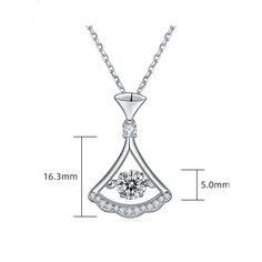 An eye-catching round moissanite dances with ease at the center of this appealing women's necklace, expressing your unstoppable love. Additional round gem set in sterling silver frame the center. Features Moissanite was originally found in meteorites(Chemical name: Silicon Carbide). It was first discovered in 1893, while a scientist was examining meteor samples from a crater in Arizona. After many years, the experts has been recreated moissanite in the laboratory, that make the gemstone with fri Sterling Silver Pendant Necklace With Center Stone, Silver Diamond Necklaces With Center Stone, Silver Sterling Silver Necklace With Center Stone, Silver Round Necklace With Center Stone, Women's Necklace, Silicon Carbide, Moissanite Necklace, Moissanite Jewelry, Round Moissanite