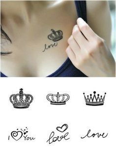 a woman with tattoos on her chest and the words i love you in different languages