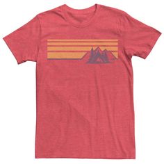 This Men's Summer Camp Sunset Vintage Tee Shirt is the perfect addition to your wardrobe. This Men's Summer Camp Sunset Vintage Tee Shirt is the perfect addition to your wardrobe. FABRIC & CARE Machine wash Material: cotton, polyester Imported Size: XXL. Color: Red. Gender: male. Age Group: adult. Pattern: Graphic. Material: Cotton Blend. Red Short Sleeve T-shirt For Outdoor, Casual Red T-shirt For Outdoor Activities, Red Cotton Tops For Outdoor Activities, Red Short Sleeve T-shirt For Outdoors, Red Relaxed Fit Graphic Print Camp Shirt, Red Crew Neck Top For Outdoor Activities, Red Short Sleeve Tops For Outdoor, Red Cotton Tops For Outdoor, Red Tops With Graphic Print For Outdoor