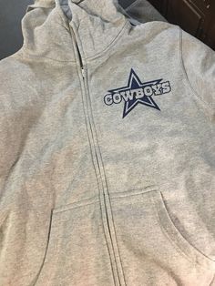 Custom made Dallas Cowboy hoodie. Any size! Cowboy Hoodie, Dallas Cowboys Hoodie, Cowboys Hoodie, Dallas Cowboy, Dallas Cowboys, Dallas, Gender Neutral, Custom Made, Cowboy