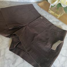 Perfect Condition. 3.5” Inseam Bundle 4 Items With The & I Will Send You A Offer Of $25 Same Day Shipping Smoke Free Home & Owner Brown Cotton Shorts For Spring, Fitted Cotton Jean Shorts With Short Inseam, Brown Jean Shorts For Spring, Spring Brown Jean Shorts, Brown High Waist Cotton Shorts, High Rise Brown Cotton Shorts, Fitted Brown Cotton Shorts, Casual Brown Mid-rise Shorts, Home Owner