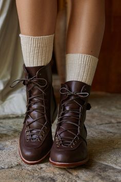 Desert Seeker Combat Leather Boots Cute Spring Boots, Bohme Boutique Boots, Boots For Fall Photoshoot, Cute Winter Boots Dressy, Frankosarto Boots Women, Luxury Yellow Self-design Dress, Trendy Dress Boots, Luxury Traditional Boots For Spring, Dark Brown Dress With Fun Print Shoes