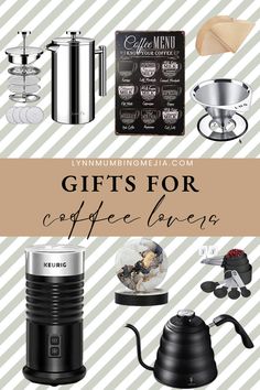 20+ Gorgeous Amazon Gifts For Coffee Lovers - Lynn Mumbing Mejia - Perfect Christmas Gift Guide! Gift Basket Coffee, Coffee Gift Idea, Coffee Gift Ideas, Christmas Gift For Couples, Best Amazon Gifts, Romantic Birthday Gifts, Meaningful Gifts For Her