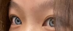 Asian With Blue Eyes, Asian Blue Eyes, Wasian Face Claim, Unusual Eyes, Chinese Eyes, Unique Eyes, Blue Eyes Aesthetic, Indigo Eyes, Monolid Eyes