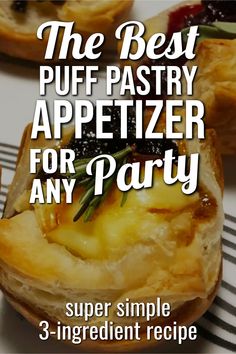 The Best Puff Pastry Appetizers For Any Party - super simple 3-ingredient recipe to make ahead for a crowd - EASY festive snacks Christmas holiday appetizers and cheap party food to make take or bring to a party! Christmas Holiday Appetizers, Make Ahead For A Crowd, Sausage Rolls Puff Pastry, Party Food On A Budget, Inexpensive Snacks, Cheap Party Food, Festive Snacks, Snacks Christmas, 3 Ingredient Recipe