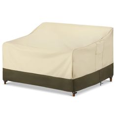 PRICES MAY VARY. All Weather Protection: The outdoor couch cover is made of durable UV-resistant 600D fabric with waterproof vinyl laminated backing, resistant to fading, tearing and ripping. The critical seams are sealed with waterproof tape to prevent water from penetrating the cover. Protects outdoor furniture from sun damage, rain, snow, pollen, leaves and debris. Wind Resistant: The patio sofa cover is well made with adjustable drawstrings and toggles around the bottom for a snug fit to pre Waterproof Patio, Loveseat Covers, Outdoor Furniture Cover, Patio Couch, Outdoor Living Furniture, Patio Loveseat, Waterproof Tape, Outdoor Furniture Covers, Outdoor Loveseat