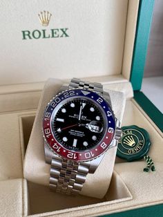 Pepsi Rolex Watch, Watch Rolex Men's, Rolex Pepsi Gmt, Watch Closet, Rolex Gmt Master Ii Pepsi, Gmt Master Ii Pepsi, Rolex Pepsi