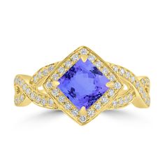 6mm Violetish Blue Tanzanite AAAA Ring Cushion shape 1.05ct with 0.33cttw Diamond in 14K & 18K White Gold, Yellow Gold & Rose Gold. Product Information SKU TT35915 Metal Type Your choice: 14K, 18K Metal Color Your choice: White Gold, Yellow Gold, Rose Gold Metal Weight 5.28 Primary Stone Gemstone Name Tanzanite Gemstone Species Zoisite No. Of Gemstones 1 Gemstone Shape Cushion Gemstone Color Violetish Blue Gemstone Grade Your choice: AA Gemstone Clarity VVS Gemstone Total Carat Weight 1.05 cttw Ring Cushion, Cushion Ring, Tanzanite Ring, Blue Tanzanite, 14k Rose Gold Ring, Tanzanite Gemstone, Rose Gold Metal, Blue Gemstones, Metal Color