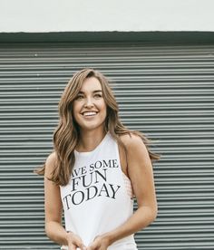 The Original Crop Tank in Serif Custom Tank Tops, Small Tank, Comfy Fashion, Sunday Funday, Flowy Tank, Fall Style, Muscle Tanks, Muscle Tank, Autumn Fashion Women