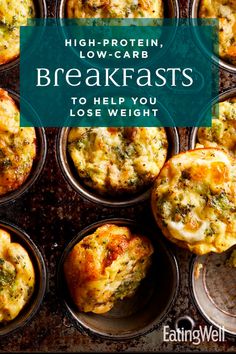 High Protein Low Carb Breakfast, High Protein Breakfast Recipes, High Protein Low Carb Recipes, Boiled Egg Diet Plan, Low Carb Diets, High Protein Breakfast, Egg Muffins, Low Carb Breakfast Recipes, Protein Breakfast Recipes