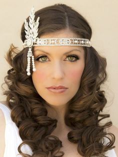 1920s Hair Long, Gatsby Hairstyles For Long Hair, Prom Hair And Makeup, 1920s Long Hair