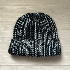 Brand New, Never Been Worn Black Porcelain, Beanie Black, Porcelain Blue, Hats For Women, Black Blue, Blue Black, Porcelain, Brand New, Hats