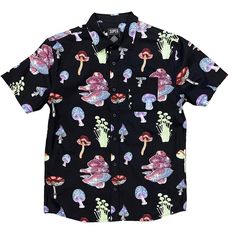 Fun-guy SS Buttondown – Super Massive Shop Funky Button Up Shirts, Button Up Shirts Men, Funny Buttons, Novelty Print, Chest Pocket, I Dress, Button Downs, Printed Shirts, Button Up Shirts