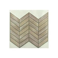 three wooden chevrons are shown in this image