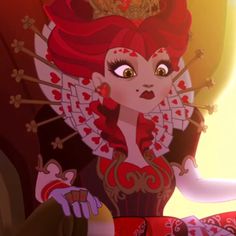 Queen Of Hearts Ever After High, Queen Of Hearts Fanart, Rose Queen, Alice Madness, Raven Queen, Witch Craft