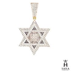 Solid 925 Sterling Silver Rhodium Plated / 14K Gold Finish Star of David Hamsa Fatima Religious Designer Exclusive Iced Out Baguette Stones Simulated Diamonds Pendant Dimensions: 1.5 x 1 In. Color: Yellow Gold, White Silver Fast Shipping - $299.99 Luxury White Star-shaped Jewelry, Star-shaped White Gold Jewelry With Diamond Accents, White Star-shaped 14k Gold Jewelry, White Gold Star-shaped Jewelry With Diamond Accents, Star Shaped White Gold Jewelry With Diamond Accents, Luxury White Gold Star Of David Jewelry, Luxury Star-shaped Jewelry With Diamond Accents, Luxury Star-shaped Diamond Jewelry, Fine Jewelry Star Of David Cubic Zirconia