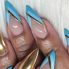 Egyptian Nails, Almond Acrylic Nails Designs, Texas Nails, Claw Nails, Dope Nail Designs, Glam Nails