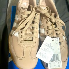 Size 8 Women Nwt Samba Shoes. Very Cute And Great Color For Fall. Shoes Samba, Adidas Shoes Samba, Samba Shoes, Samba Og, Size 8 Women, Taupe Color, Samba, Adidas Shoes, Adidas Women