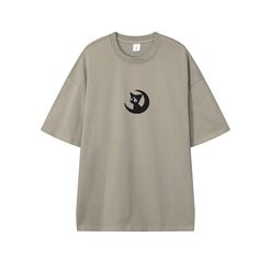 Notes: Our Oversized Drop Shoulder T-Shirt collection is made from premium 100% cotton material. With a simple, unisex crew neck T-shirt design that will fit just about anyone! Oversized fit and made with Drop Shoulder sleeves. Comes in 7 adorable colors! Graphic Tee With Moon Print For Streetwear, Casual Short Sleeve T-shirt With Moon Print, Short Sleeve Moon Print T-shirt For Streetwear, Casual Moon Print Short Sleeve T-shirt, Moon Print Relaxed Fit Crew Neck T-shirt, Trendy Cotton T-shirt With Moon Print, Black Short Sleeve T-shirt With Moon Print, Casual Cotton T-shirt With Moon Print, Relaxed Fit Short Sleeve T-shirt With Moon Print