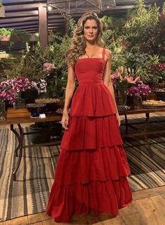 Sukienki Maksi, Prom Dress Inspo, Prom Dress Inspiration, Grad Dresses, Elegant Red, Elegantes Outfit, Red Prom Dress, Long Prom Dress, Prom Party Dresses