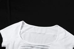 Please refer to our sizing chart for a guideline when choosing a size. 5 business days order processing time. 90% cotton10% spandex White Stretch Top With Hollow Out Details, White Hollow Out Fitted Tops, White Scoop Neck Top For Layering, Trendy Hollow Out Crew Neck Top, Scoop Neck Top With Graphic Print And Stretch, White Cotton Scoop Neck Top, Casual Fitted Hollow Out Tops, Fitted Hollow Out Casual Tops, Non-stretch Cotton Crew Neck Top