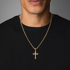 Faith, Gold Cross Pendant with Diamonds Gold Pendants For Men, Pendants For Men, Cross Necklace For Men, Gold Pendants, Gold Cross Necklace, Cross Chain, Gold Cross Pendant, Diamond Cross Pendants, Diamond Cross